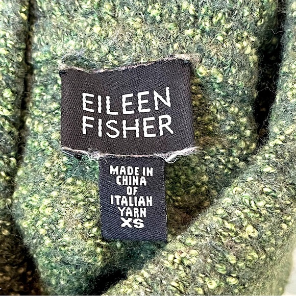 Eileen Fisher Turtleneck Sweater Soft Wool Blend Sz XS Minimalist Sophisticated - Picture 3 of 5